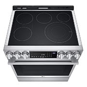LG Cuisinière élec. de 6,3 pi³/30 po LG STUDIO | ProBake Conv., Air Sous-Vide, Air Fry, SelfClean, EasyClean🅫, intell., acier inox., encastr., LSES6338F