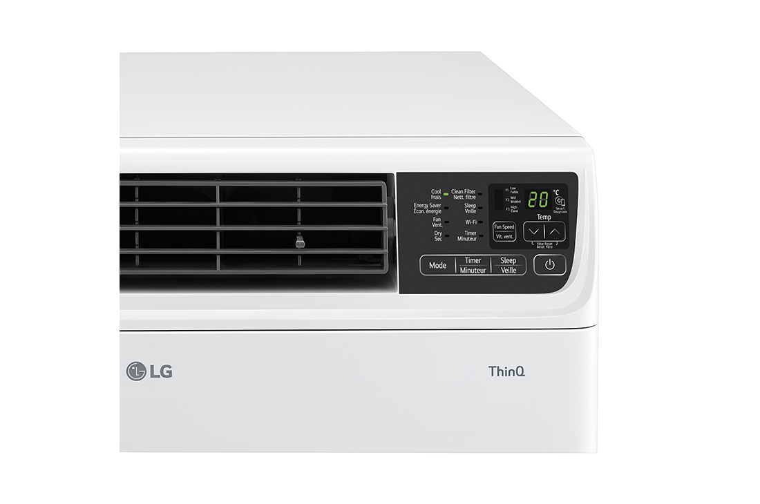 LG Climatiseur de fenêtre intelligent de 14,000 BTU avec Wi-Fi, LW1522IVSM