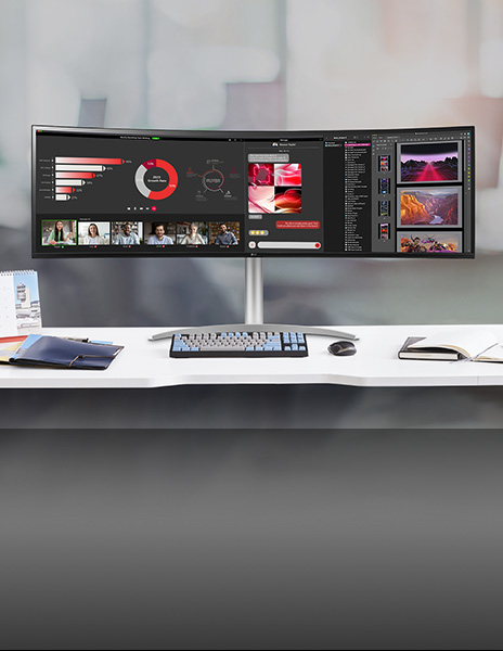Voyez et faites plus de choses, Moniteur UltraWideMC de LG.