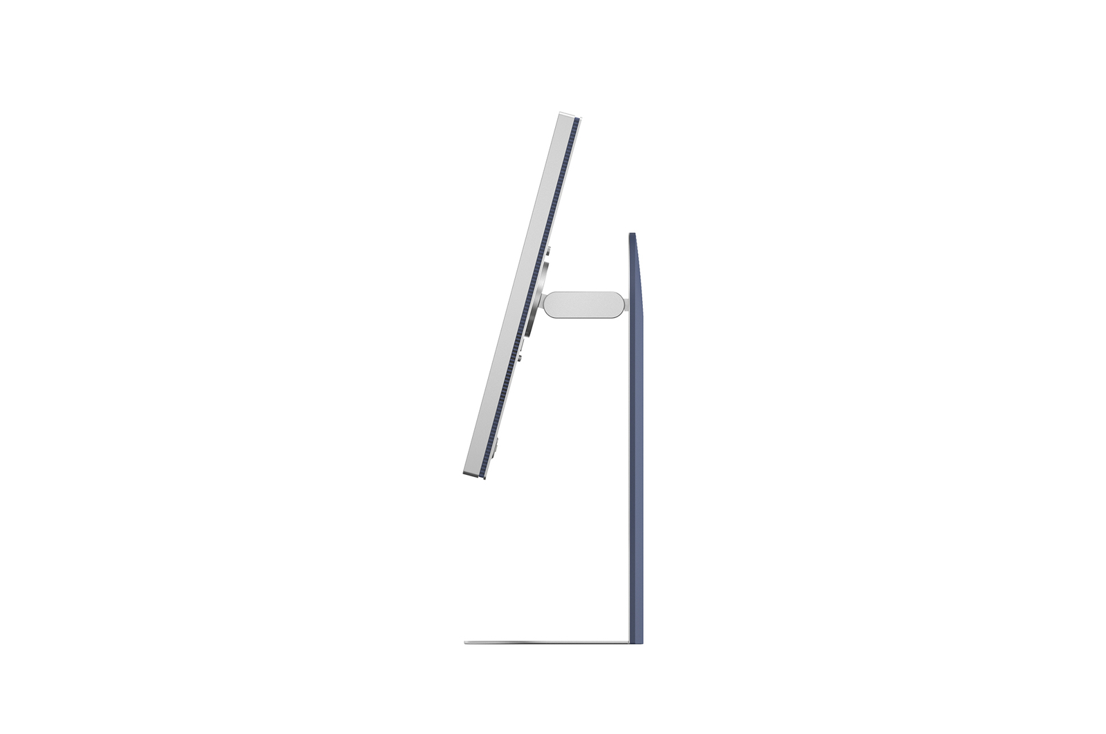 90 degree side view with tilted screen