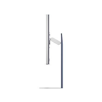 90 degree side view with height extended