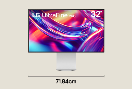 Configuration avec un moniteur 32 po 6K pour un flux de travail en design et retouche photo, avec une largeur de bureau de 71,84 cm
