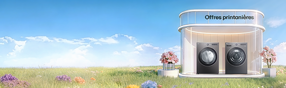 Livraison et installation gratuites sur certaines laveuses et sécheuses, exclusivement sur LG.ca