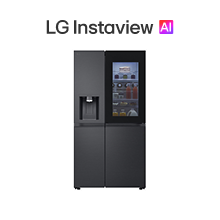عرض أمامي لمنتج LG InstaView AI