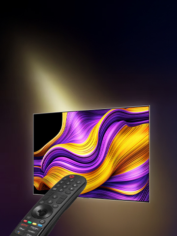 This is a picture of the LG TV and its accessory.