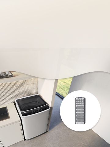 This is a picture of the LG washing machine and its accessory.