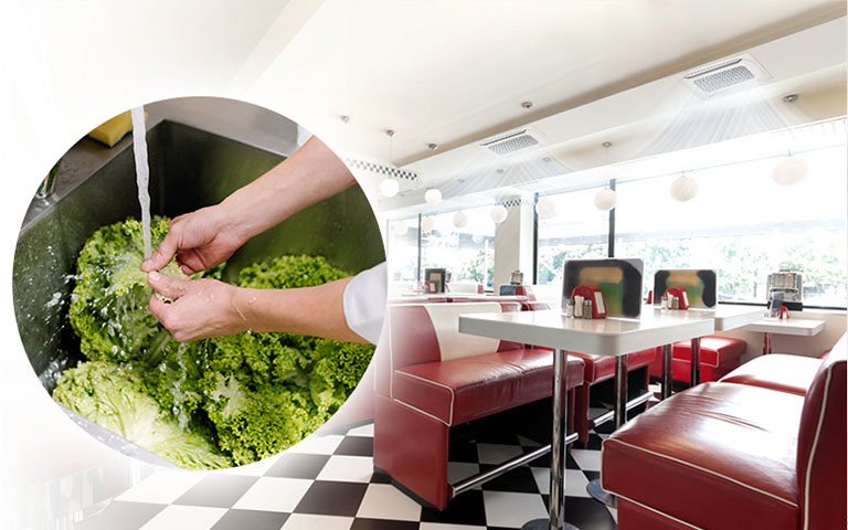 Restaurants with hot water washing1