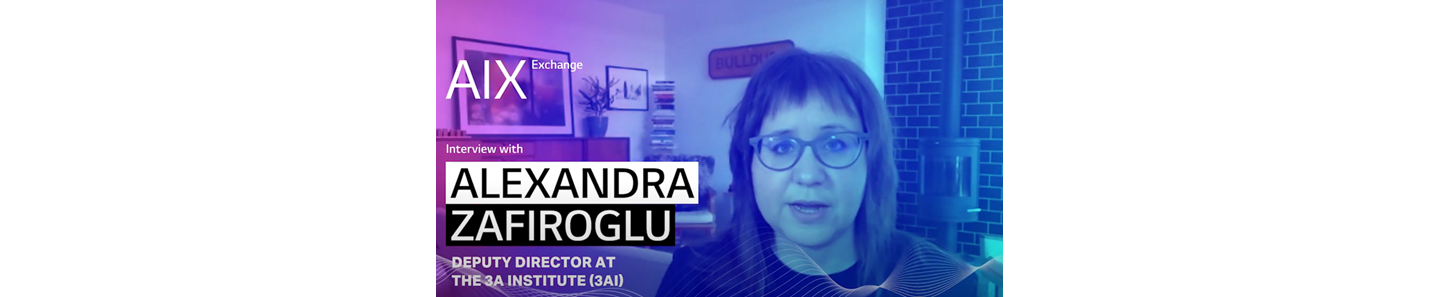 A photo of Alexandra Zafiroglu, deputy director at the 3A Institute