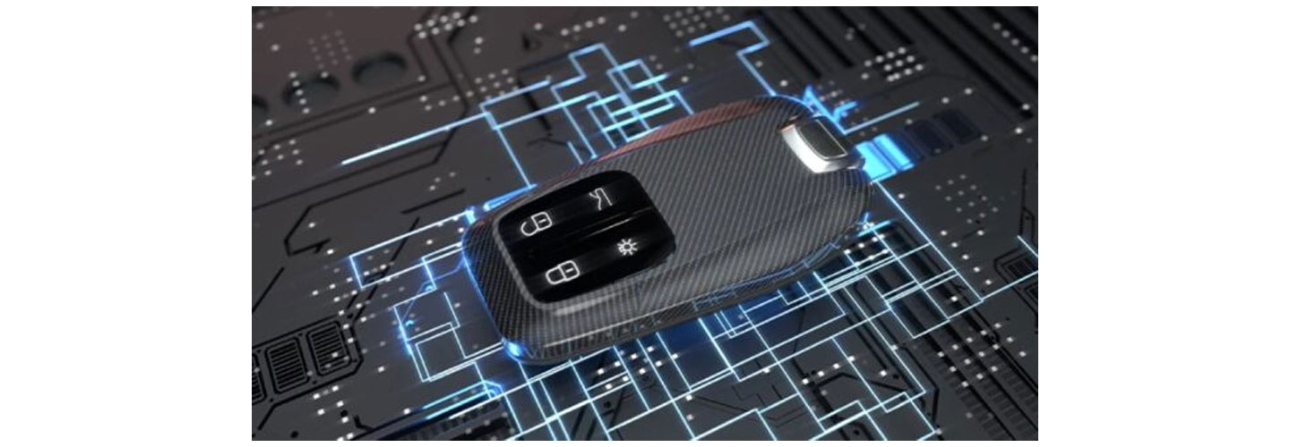 Illustration of a car key