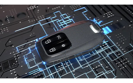 Illustration of a car key