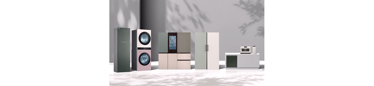 LG's various appliances, from Styler to its refrigerator, that help consumers pursue a healthier and safer lifestyle.