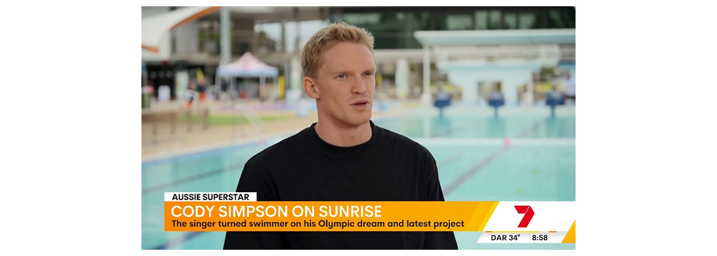 An image capture of Cody Simpson speaking in an interview