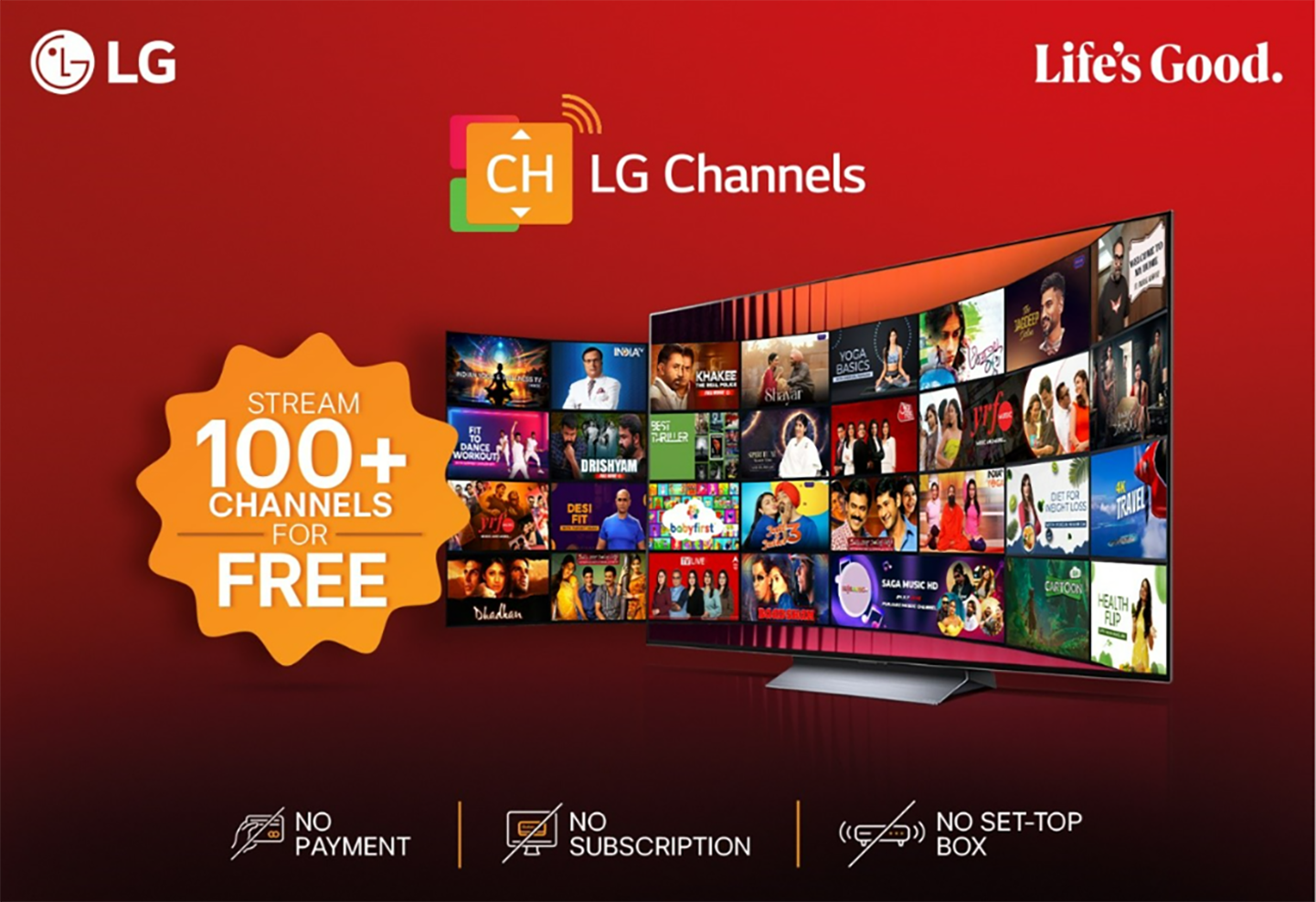 Cut the Cord and Enjoy 100+ Free Channels on Your LG Smart TV!