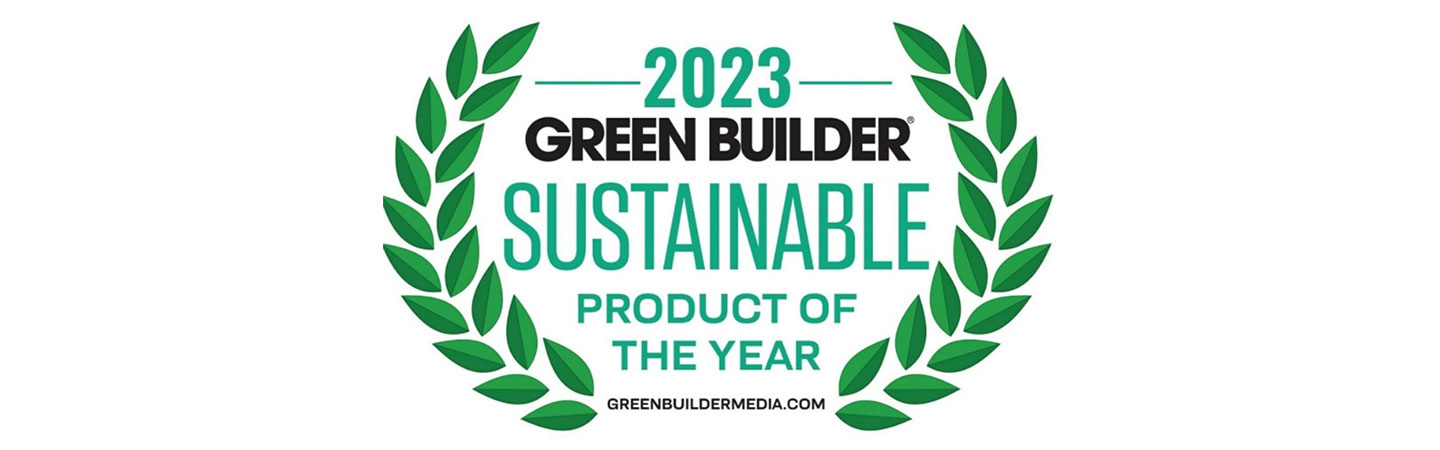Logo of 2023 Green Builder Sustainable Products of the Year