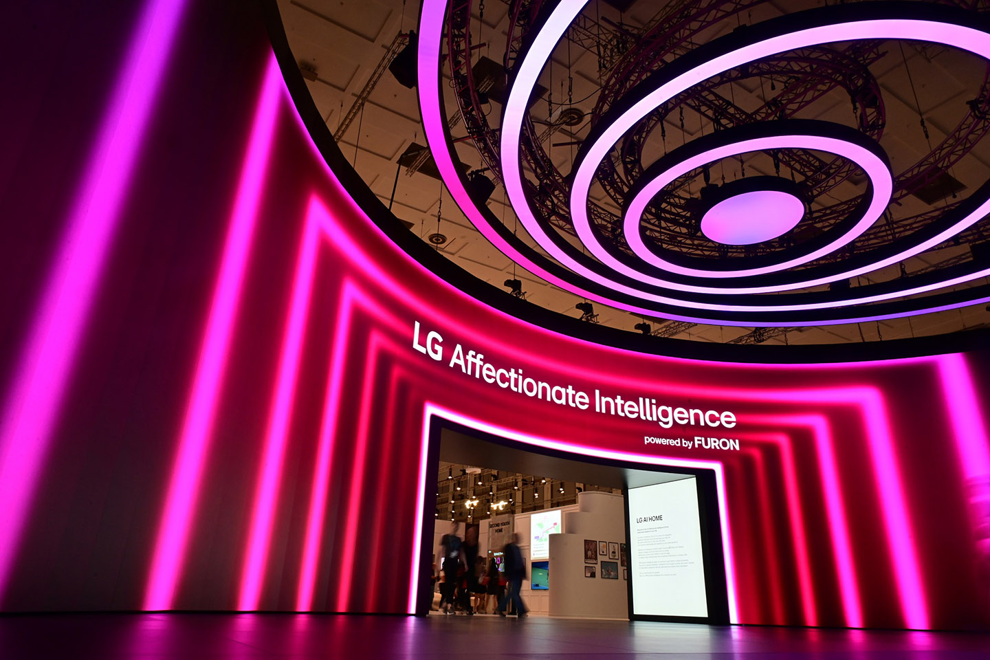 A picture of the LG Affectionate Intelligence zone at IFA 2024