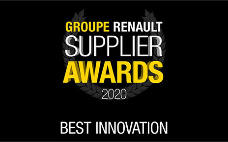Logo of the first-ever virtual 2020 Renault Supplier Awards for Best Innovation