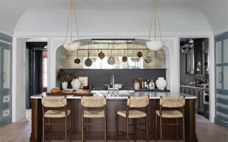 The kitchen of the Whole Home Project, featuring a number of LG Signature Kitchen Suite appliances.