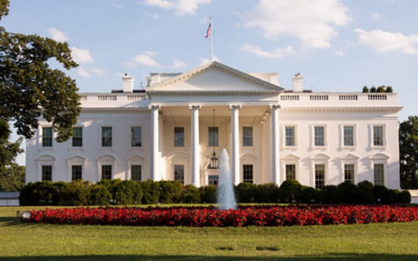 A photo of a White House