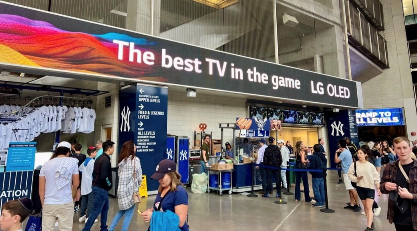 LG Makes “Life’s Good” Come Alive With the New York Yankees