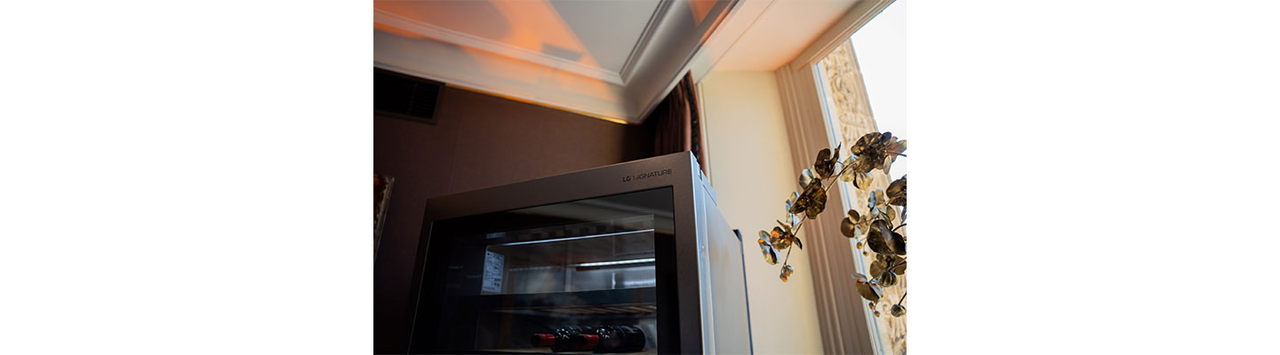 LG SIGNATURE Wine Cellar installed in the event