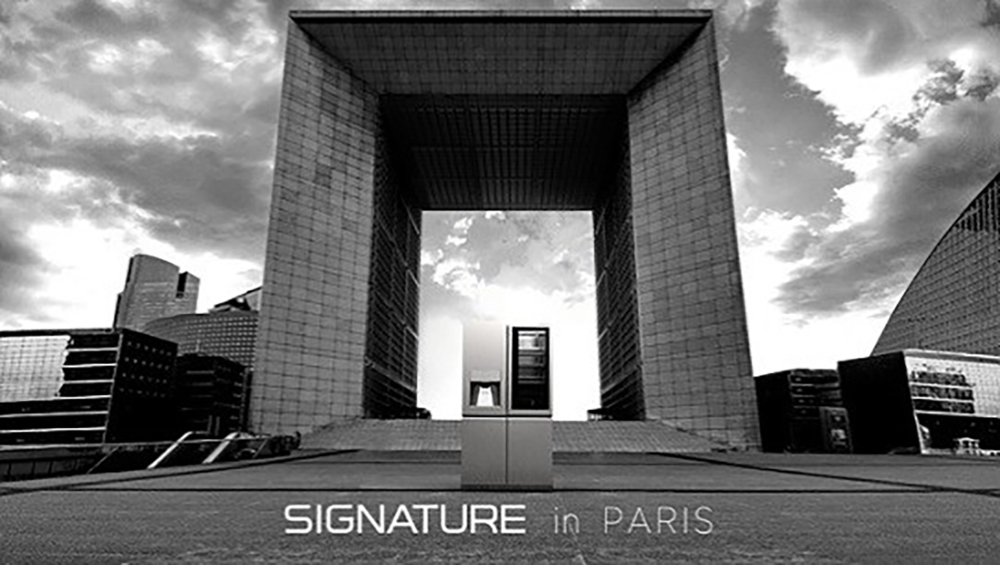LG SIGNATURE MEETS STRIKING ARCHITECTURE