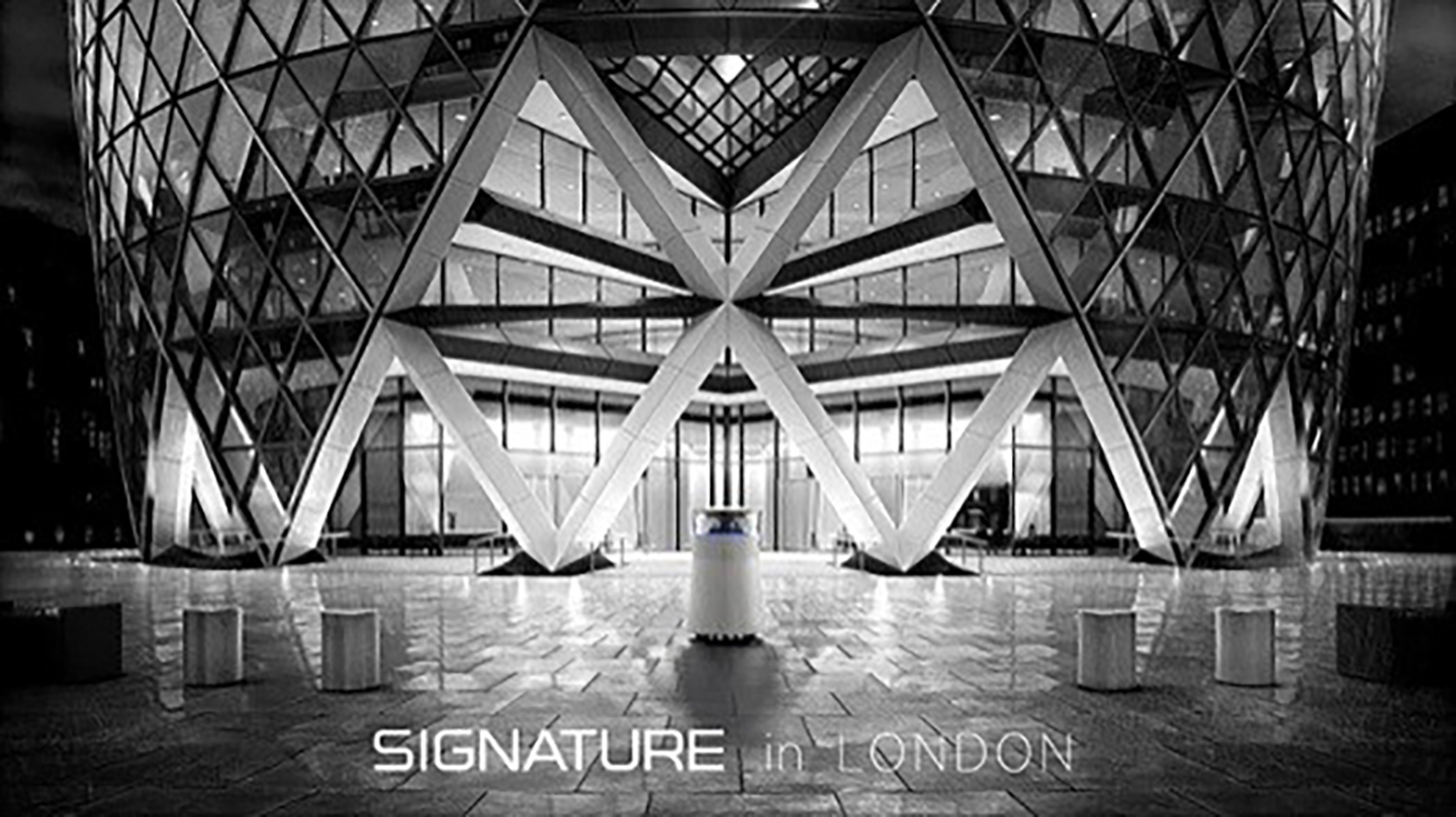 LG SIGNATURE MEETS STRIKING ARCHITECTURE