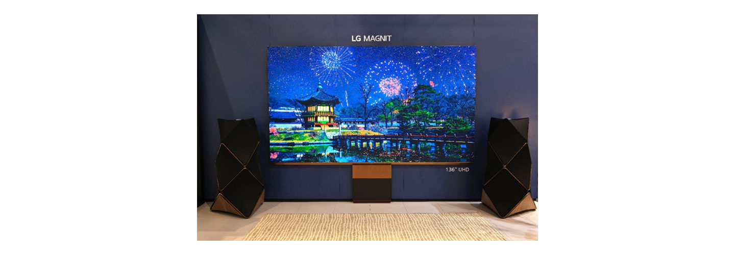 LG MAGNIT with Bang & Olufsen’s Beolab 90 speakers