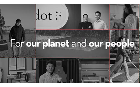 A black-and-white collage introducing the LIFE’S GOOD AWARD finalists and the “For our planet and our people” message.