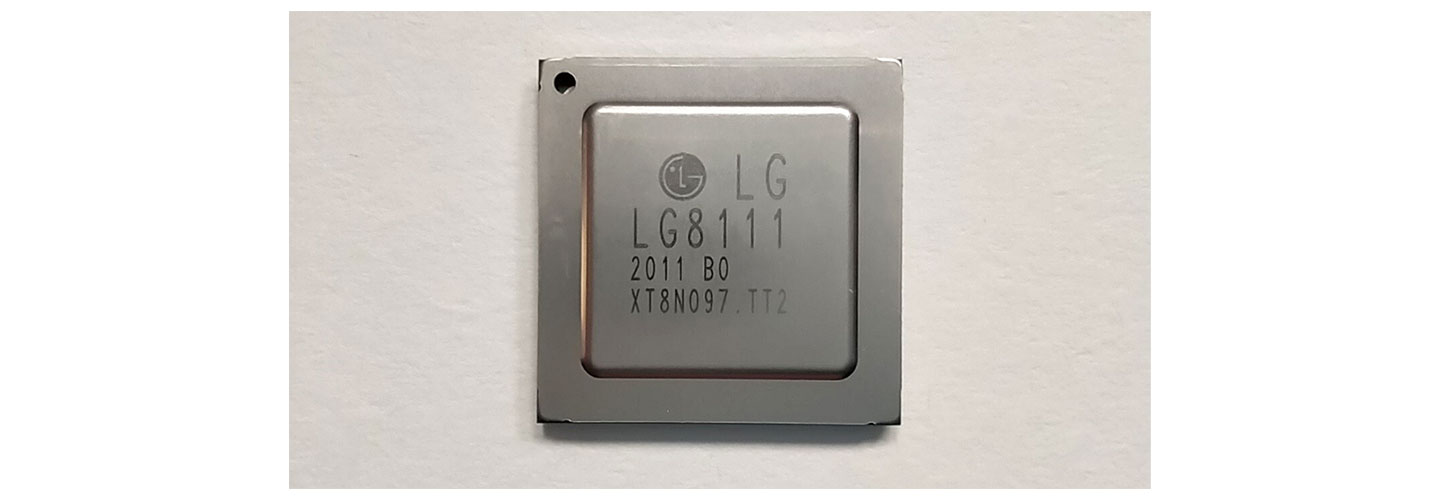 The LG8111, a highly integrated AI chip that is equipped with an LG-specific AI processor