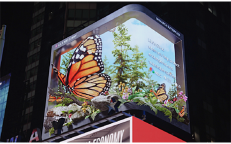 Protecting Nature’s Wonders: Times Square Billboard Campaign Stars the Endangered Species of “The Americas”