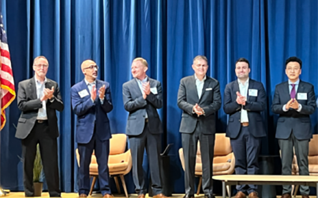 Chris Ahn, president of LG Air Solutions USA, was joined by executives from other leading HVAC manufacturers at the California “Clean and Healthy Homes for All” building electrification summit
