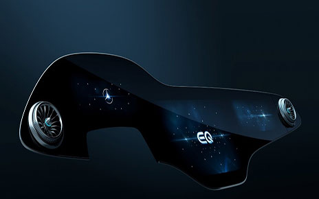 The MBUX Hyperscreen featured in Mercedes-Benz EQS