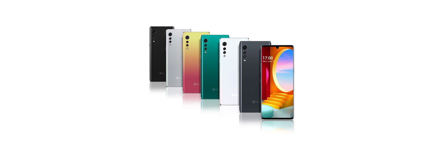 The many different colors of LG VELVET