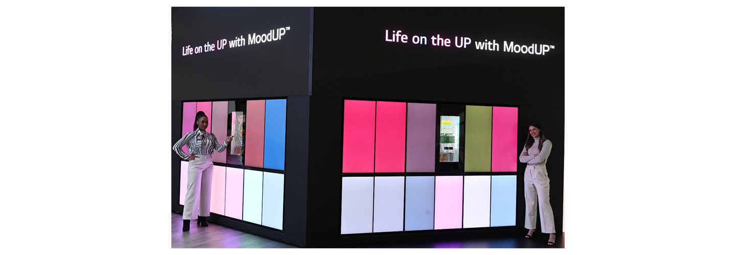 LG MoodUP refrigerators showcased at CES 2023