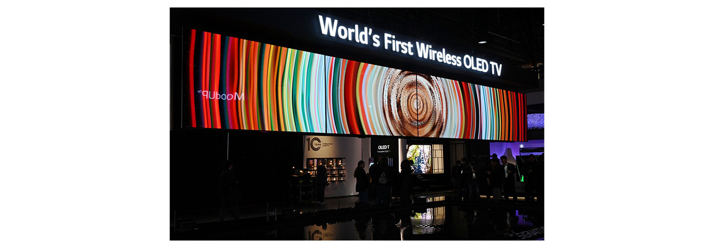 LG OLED T showcased at CES 2023