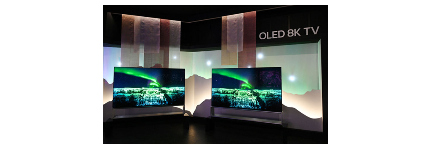 LG OLED 8K TVs showcased at CES 2023