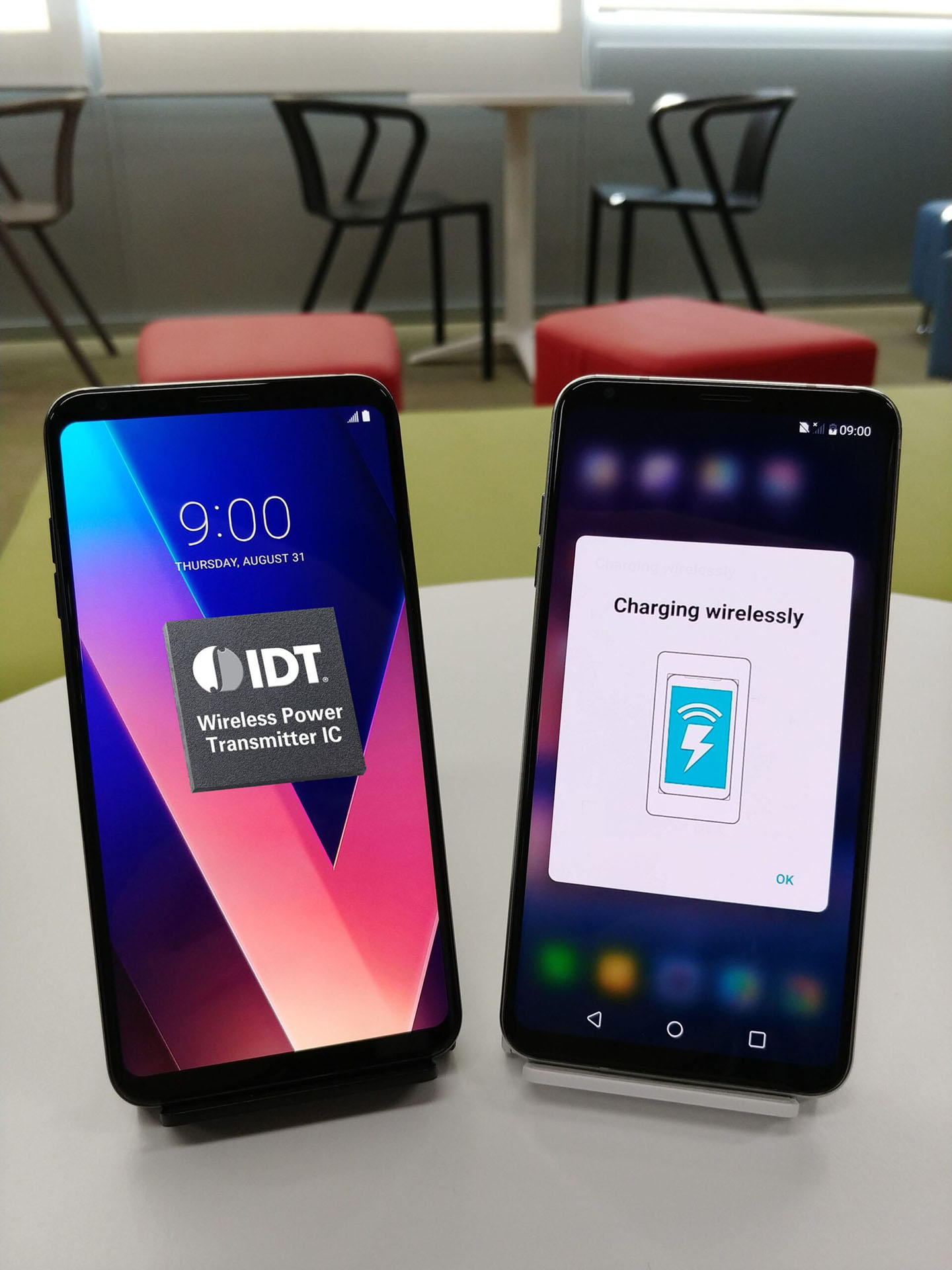 LG AND IDT PARTNER ON WORLD’S FIRST Qi EXTENDED POWER PROFILE SMARTPHONE