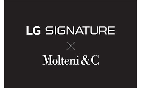 Logo of the LG SIGNATURE and Molteni&C collaboration