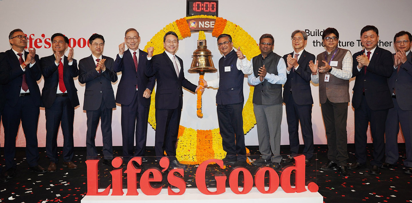 LG Electronics India Lists on NSE