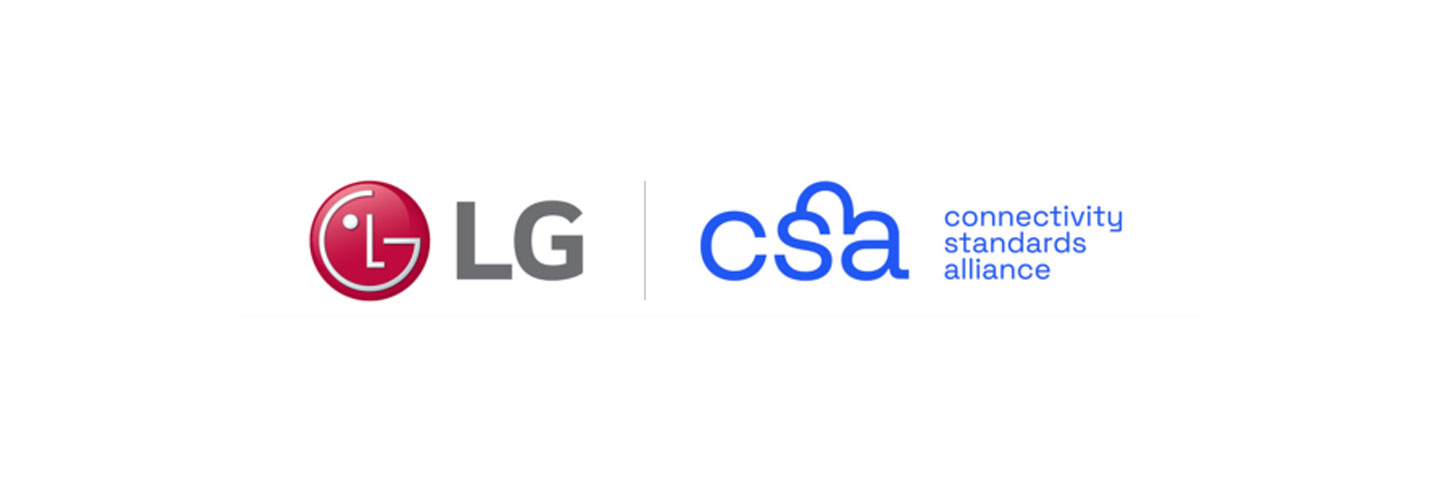 The logo of LG and Connectivity Standards Alliance