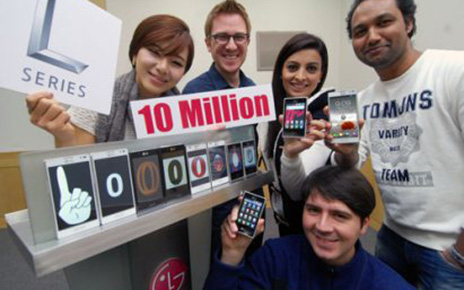 LG L-SERIES REPORTS 10 MILLION HAPPY CUSTOMERS