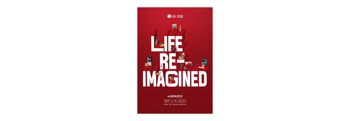 The promotional image of LG for IFA 2022