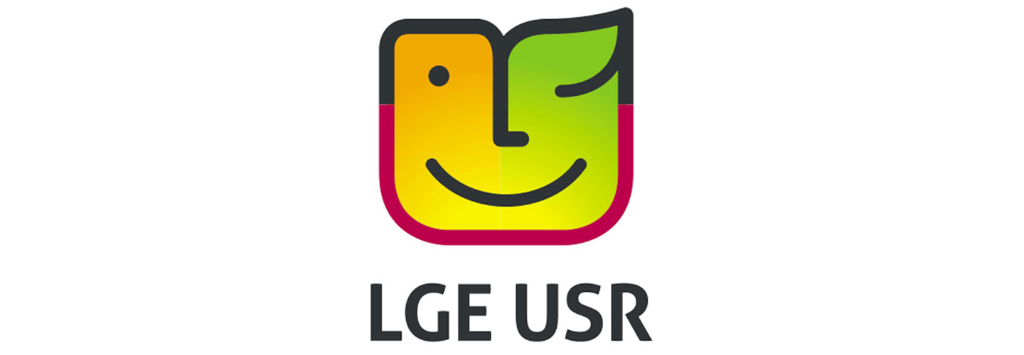 The logo of LG Electronics USR