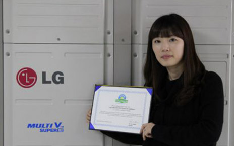 LG AIR CONDITIONER FIRST TO RECEIVE CARBON FREE CERTIFICATION