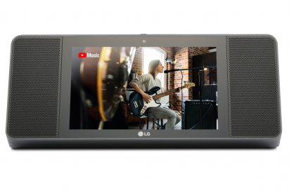 A front view of LG XBOOM AI ThinQ WK9.