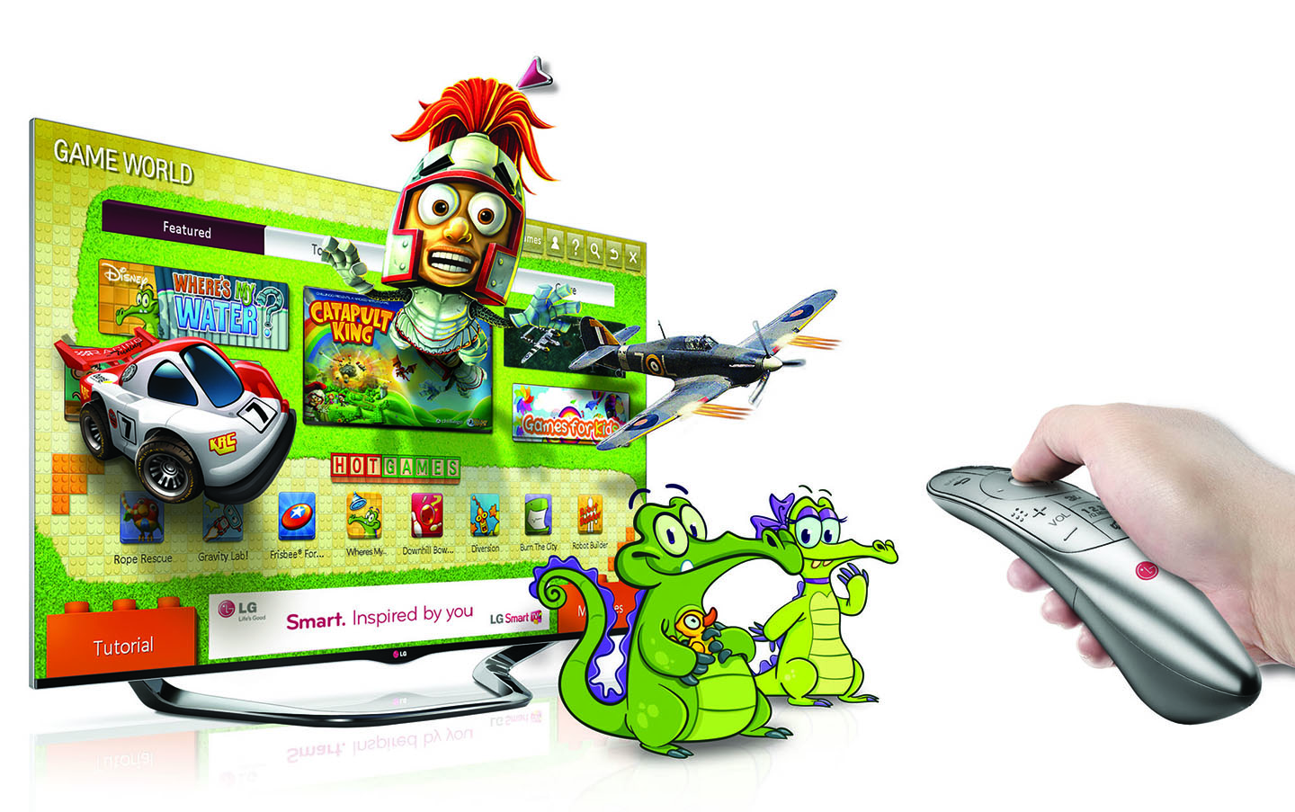 LG ANNOUNCES POPULAR GAMES FOR CINEMA 3D SMART TV