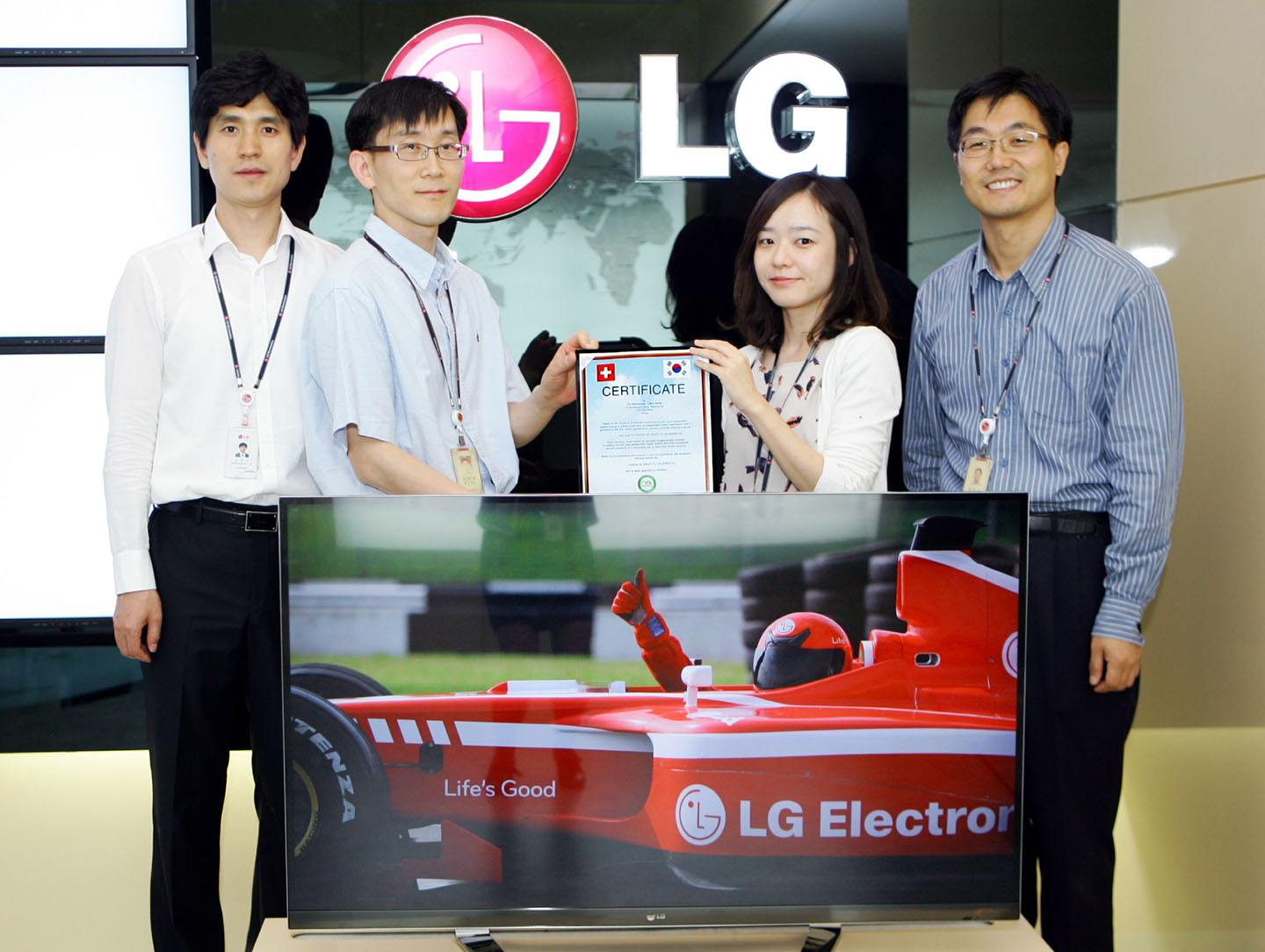 LG CINEMA 3D TV RECOGNIZED IN EUROPE AS CLIMATE-FRIENDLY TV