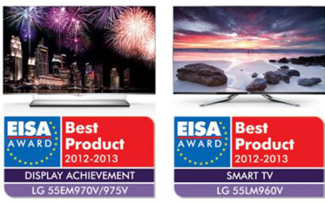 LG OLED TV SELECTED BEST DISPLAY PRODUCT IN EUROPE