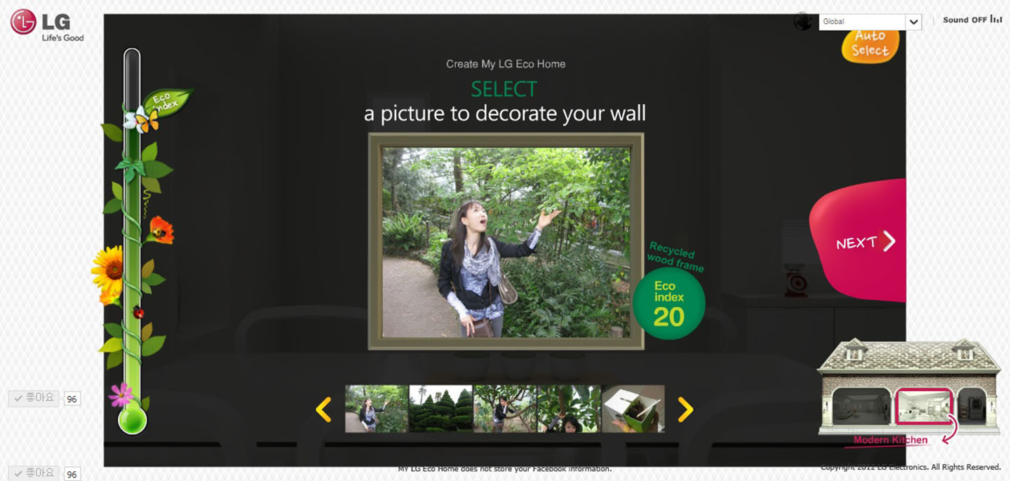 LG’S “MY ECO HOME” OFFERS INDUSTRY-FIRST PERSONALIZED ECO-FRIENDLY VIRTUAL DREAM HOUSE