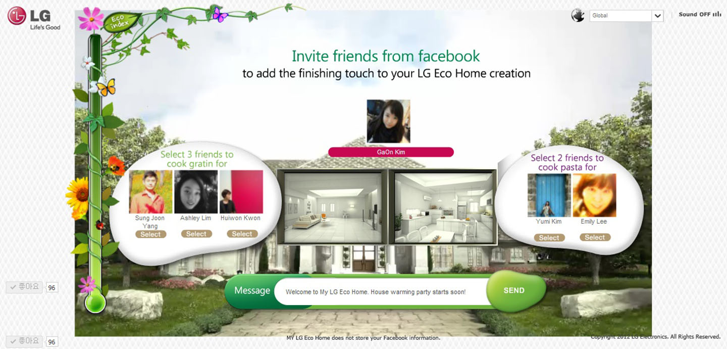 LG’S “MY ECO HOME” OFFERS INDUSTRY-FIRST PERSONALIZED ECO-FRIENDLY VIRTUAL DREAM HOUSE